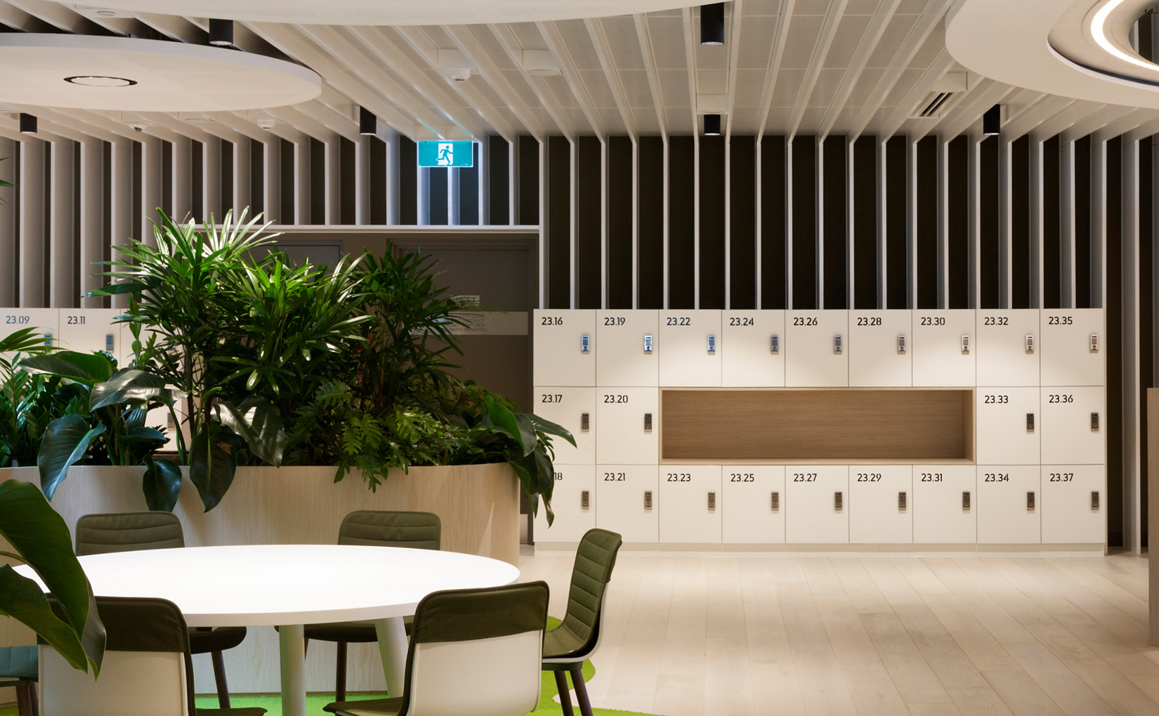 Transurban lockers and fit out by ISM Interiors in collaboration with Lockin