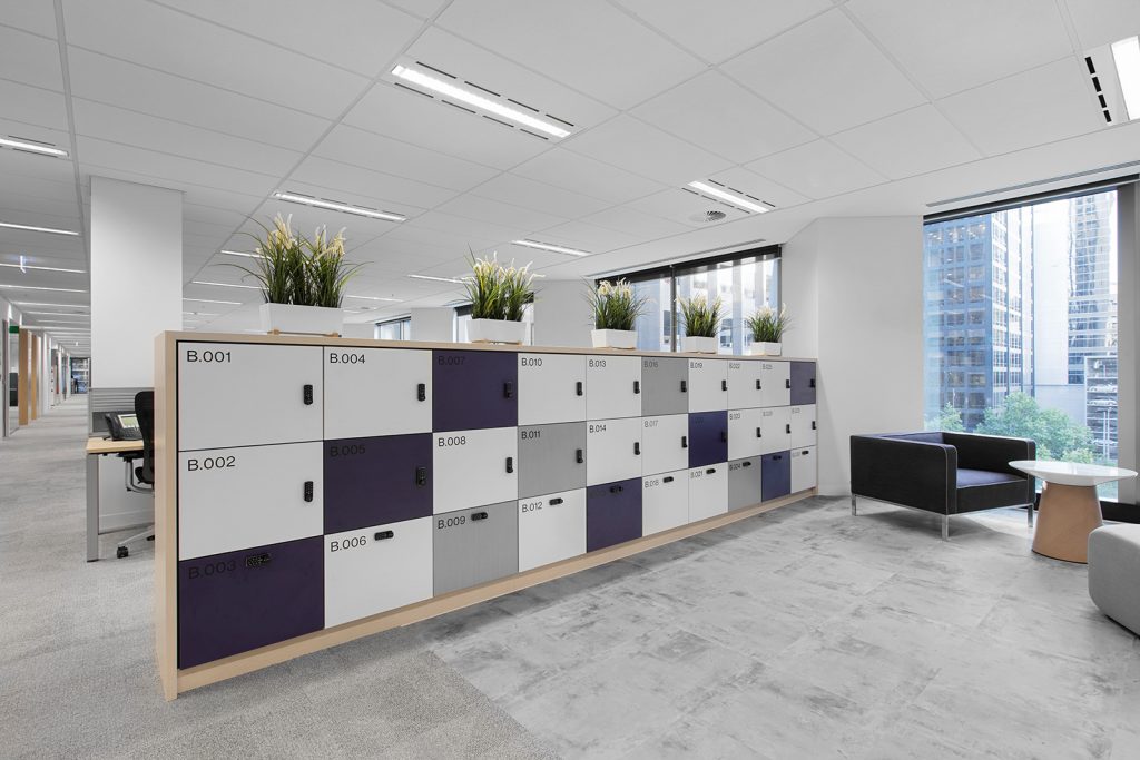 Custom commercial joinery and fit out by ISM Interiors for the Willis Towers Watson office refurbishment.