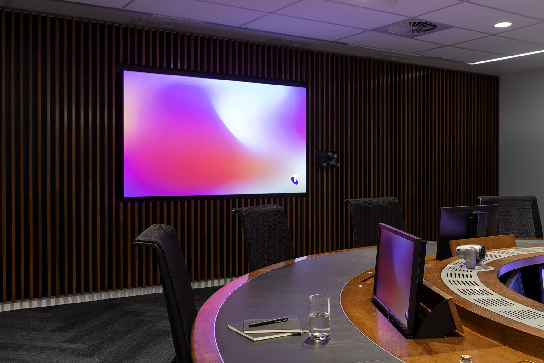 Telstra whirlpool room conference table